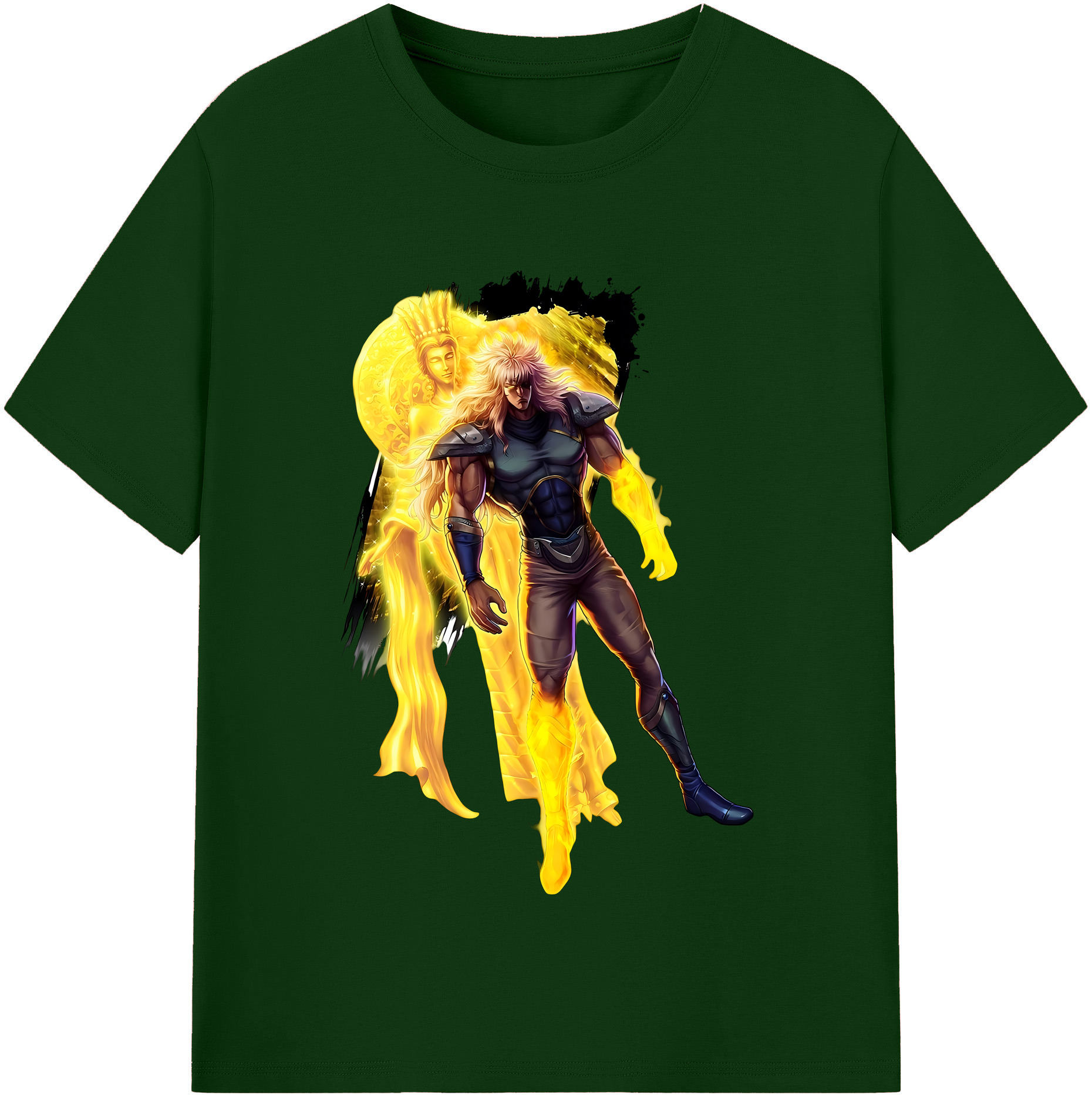 （画像用） 北斗の拳 Fist of the North Star 綿100％半袖Tシャツ（フロントプリント）
